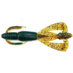 Приманка силіконова для риболовлі, Taipan Crazy Flip, 2,8 дюйми, 8шт/уп, колір №10 Motor oil